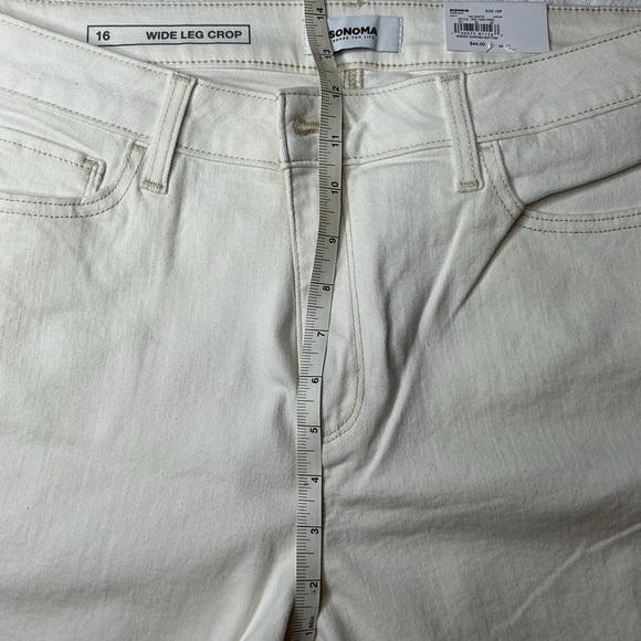 Sonoma Cream Straight Leg Jeans - Picture 4 of 7